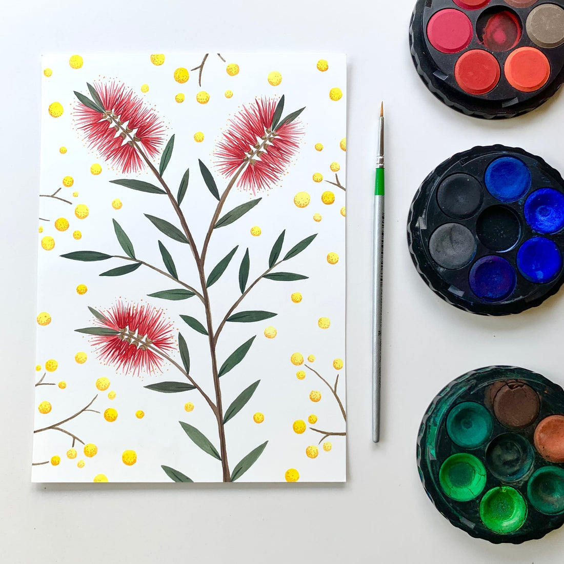 Watercolour Flowers Workshop (13 July 2024)