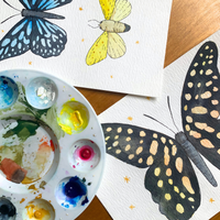 Watercolour Butterflies & Moths Workshop (30 May 2026)
