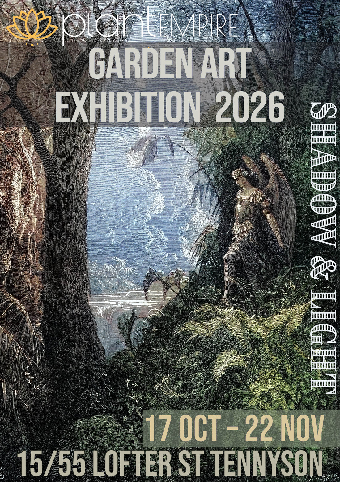 Entry Fee: Plant Empire Garden Art Exhibition, 17 October - 22 November 2026